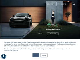 'mullenusa.com' screenshot