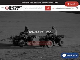 'batteryclerk.ca' screenshot