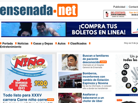 'ensenada.net' screenshot