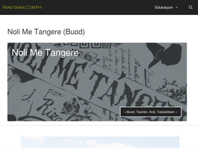 'panitikan.com.ph' screenshot