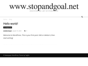 'stopandgoal.net' screenshot