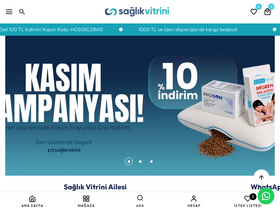 saglikvitrini.com homepage screenshot