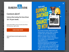 'thespec.com' screenshot