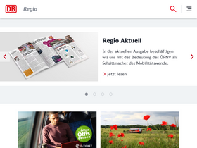 'dbregio.de' screenshot