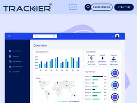 'trackier.com' screenshot