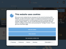 'rccelta.es' screenshot