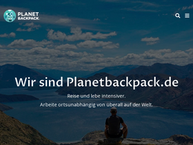 'planetbackpack.de' screenshot