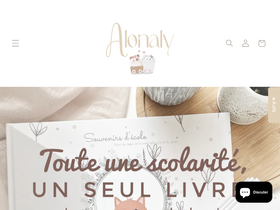 alonaly.com homepage screenshot