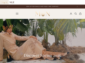 mun.fashion homepage screenshot