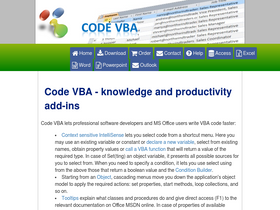 'codevba.com' screenshot
