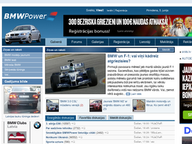 'bmwpower.lv' screenshot