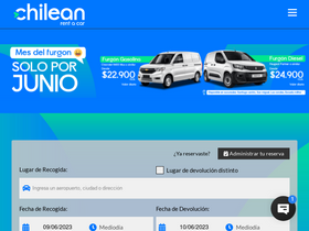 'chileanrentacar.cl' screenshot