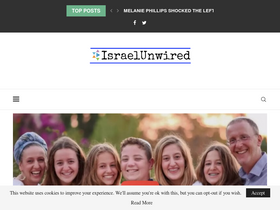 'israelunwired.com' screenshot