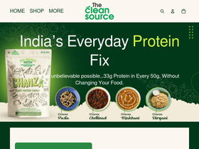 Thecleansource website screenshot