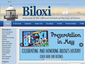 'biloxi.ms.us' screenshot