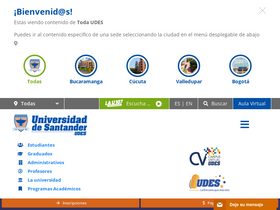 'presupuesto.udes.edu.co' screenshot