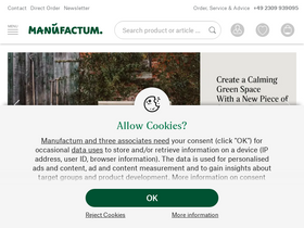 'manufactum.com' screenshot