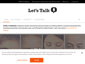 'letstalk.com' screenshot