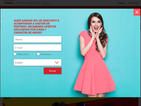 'gaston.com.br' screenshot