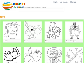 'dibujos-online.com' screenshot