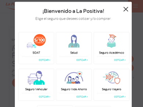 'lapositiva.com.pe' screenshot