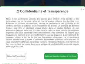 'tarif-disneyland.fr' screenshot