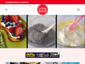 'cocinafacil.com.mx' screenshot