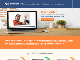 'learndutch.org' screenshot