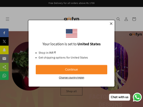 amfyn.com homepage screenshot