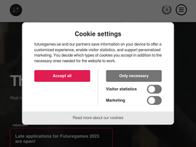 'futuregames.se' screenshot