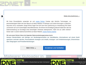 'zdnet.de' screenshot