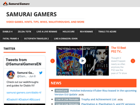 'samurai-gamers.com' screenshot
