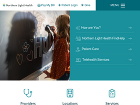 'workhealth.northernlighthealth.org' screenshot