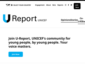 'ureport.in' screenshot