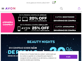 'avon.mx' screenshot