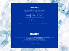 'absolutdrinks.com' screenshot