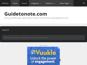 'guidetonote.com' screenshot