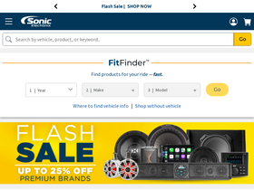 'sonicelectronix.com' screenshot