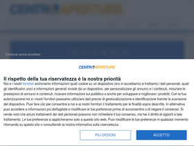 'centroaperture.it' screenshot