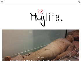 'mujlife.cz' screenshot