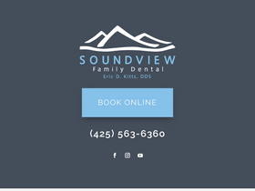 'soundviewfamilydental.com' screenshot