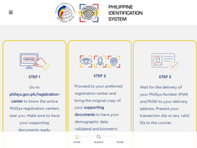 'philsys.gov.ph' screenshot
