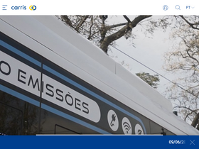 'carris.pt' screenshot