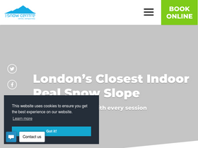 'thesnowcentre.com' screenshot