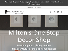 bergsmaspaint.com homepage screenshot
