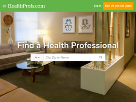 'healthprofs.com' screenshot