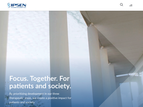 'ipsen.com' screenshot
