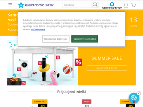 'electronic-star.si' screenshot