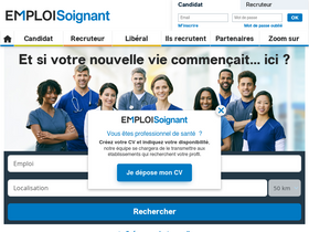 'emploisoignant.com' screenshot