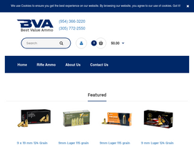'bestvalueammo.com' screenshot